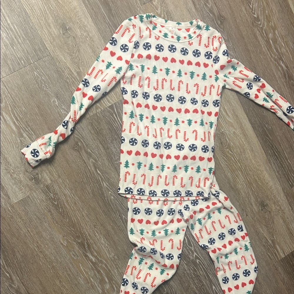 Joe Fresh Kids Pajama Set - White, Red, Green, Blue